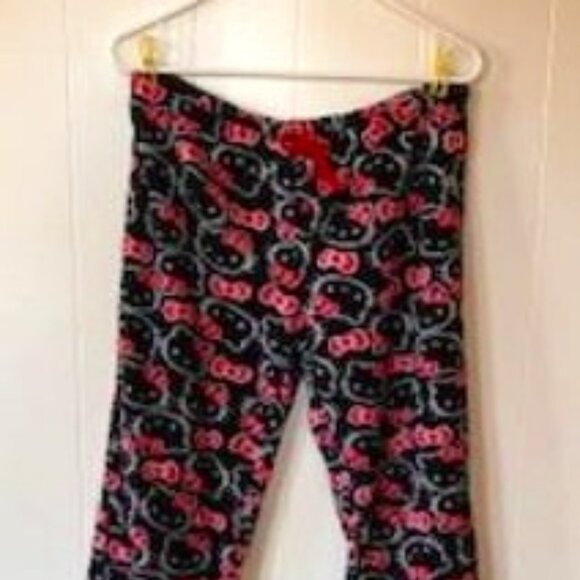 Plush Hello Kitty Pajama Pants - Picture 1 of 4